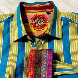 Robert Graham Dress Shirt 2XL